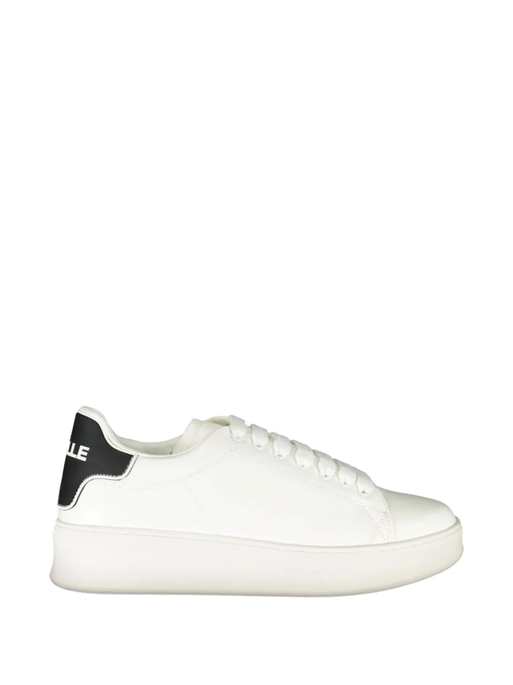 Gaelle logo-detail chunky-sole sneakers - Bianco