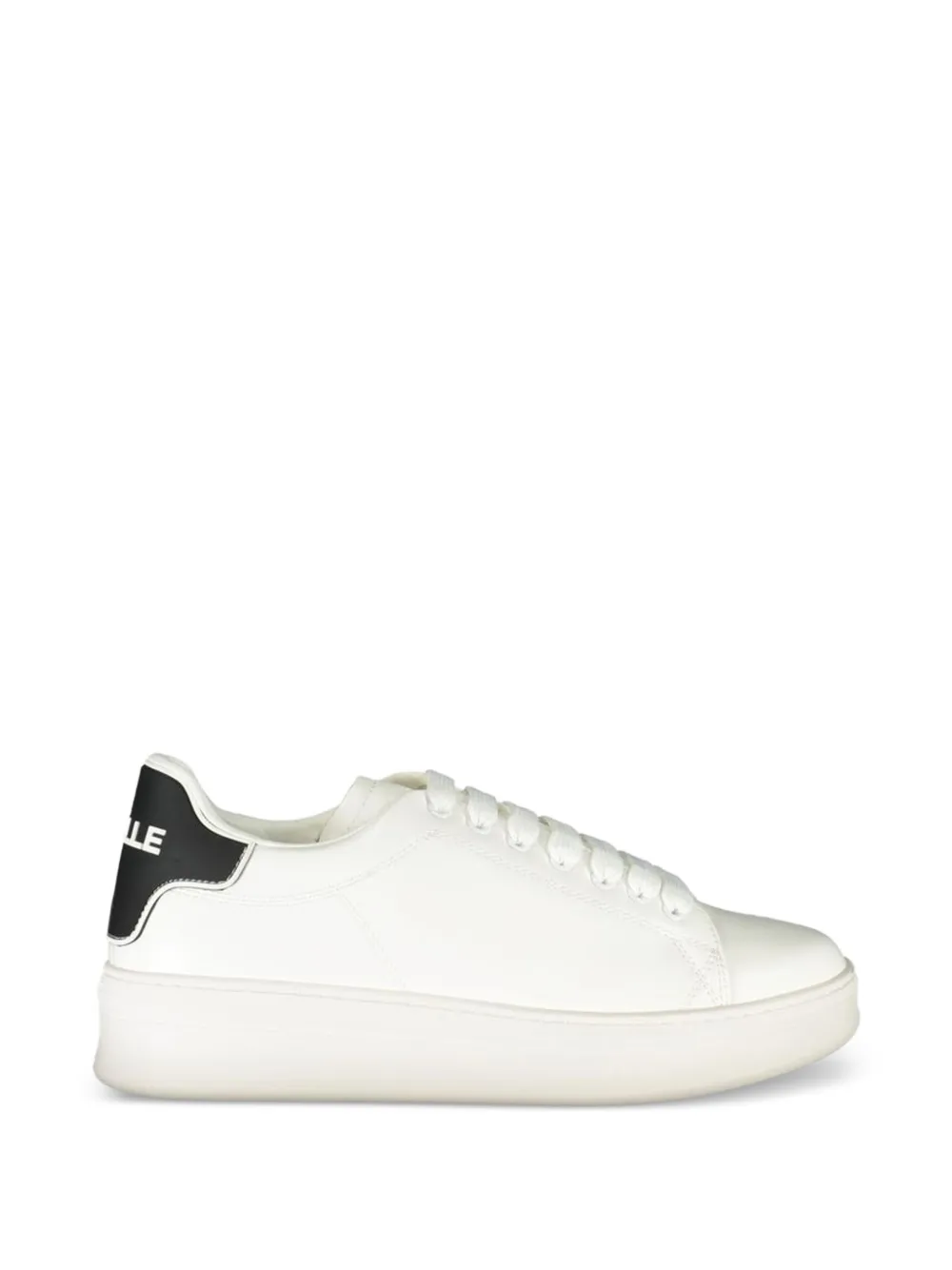 Gaelle logo-detail chunky-sole sneakers - Bianco