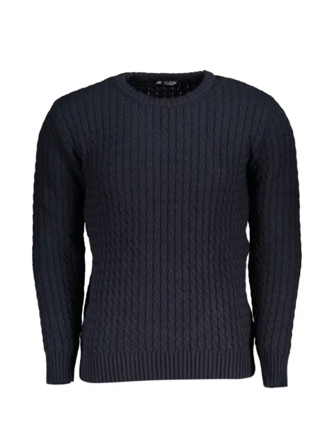 U.S. Grand cable-knit elbow-patch jumper