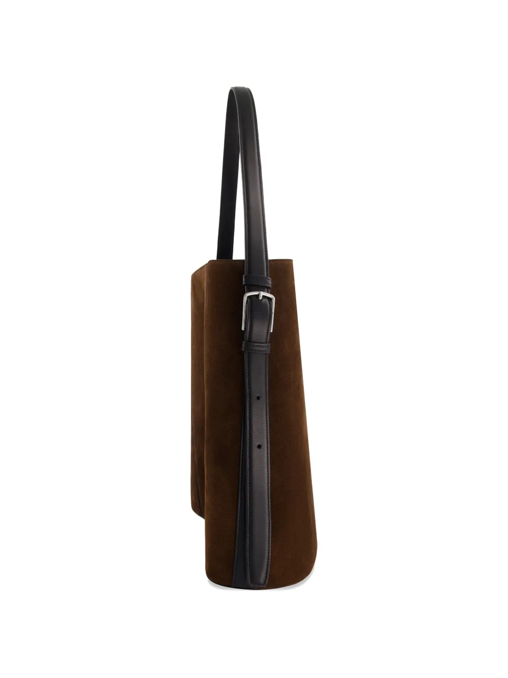 Coperni Ergonomische suède shopper Bruin
