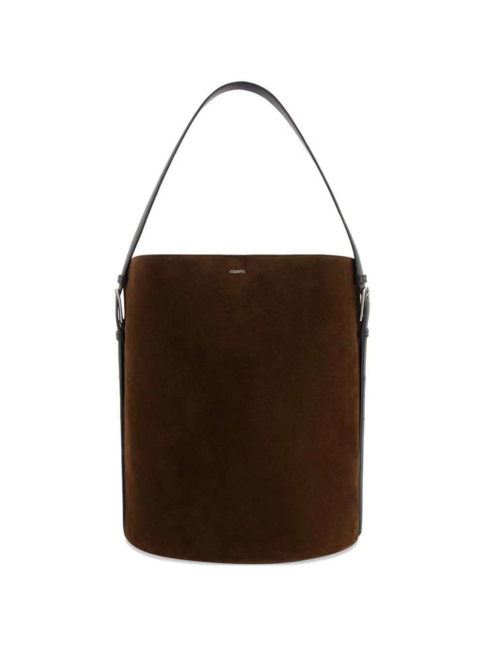 Coperni ergonomic suede tote bag - Braun