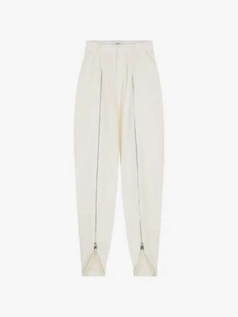 Coperni sarouel-inspired zipped trousers
