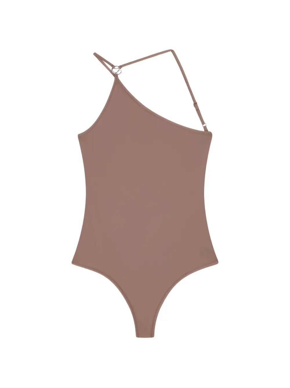 Coperni one-shoulder swimsuit - Nude