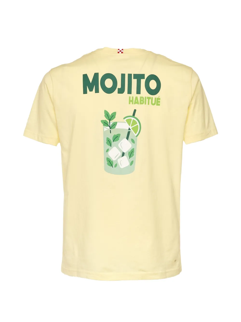 MC2 Saint Barth Portland T-shirt met print Geel