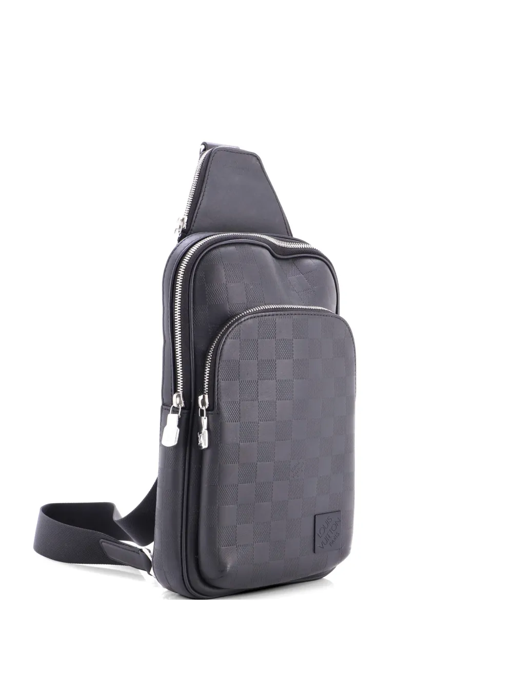 Louis Vuitton Pre-Owned Avenue Sling Bag NM Damier Infini Leather crossbody bag - Nero