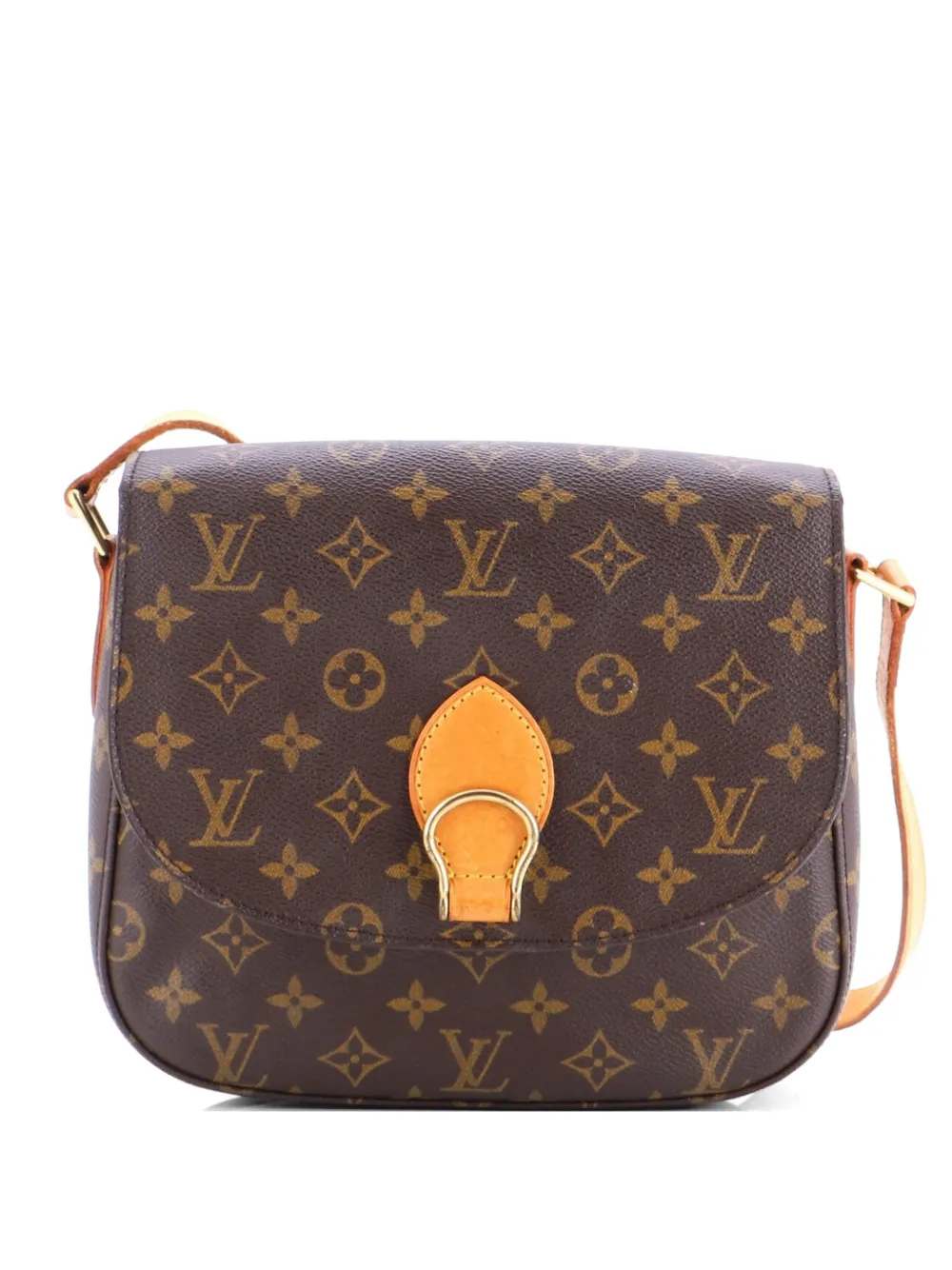 Louis Vuitton Pre-Owned Saint Cloud Handbag Monogram Canvas GM crossbody bag - Marrone