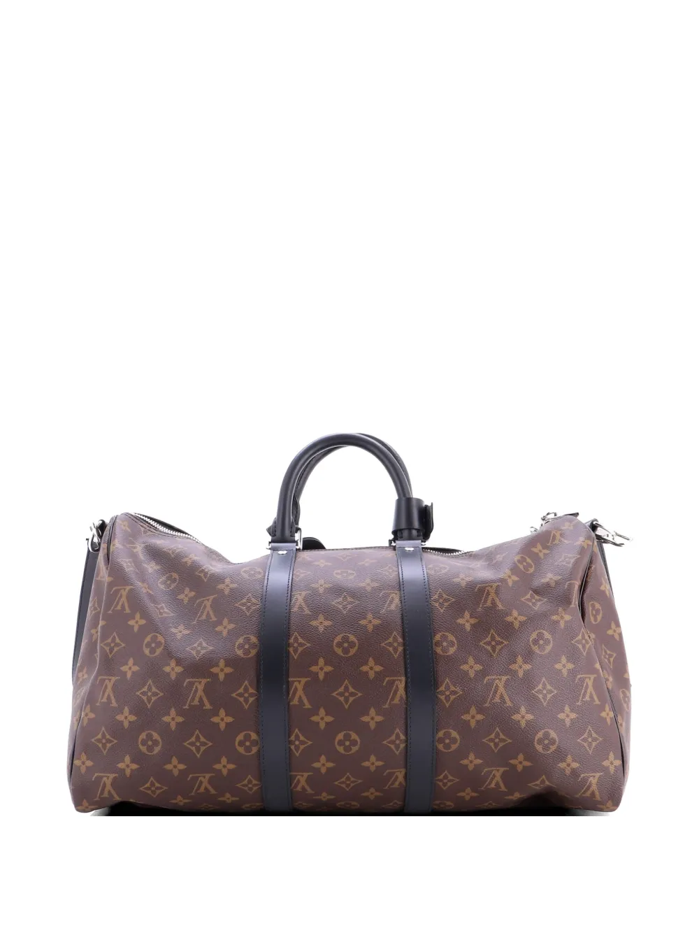 Louis Vuitton Pre-Owned Keepall Bandouliere Bag Macassar Monogram Canvas 45 travel bag - Marrone