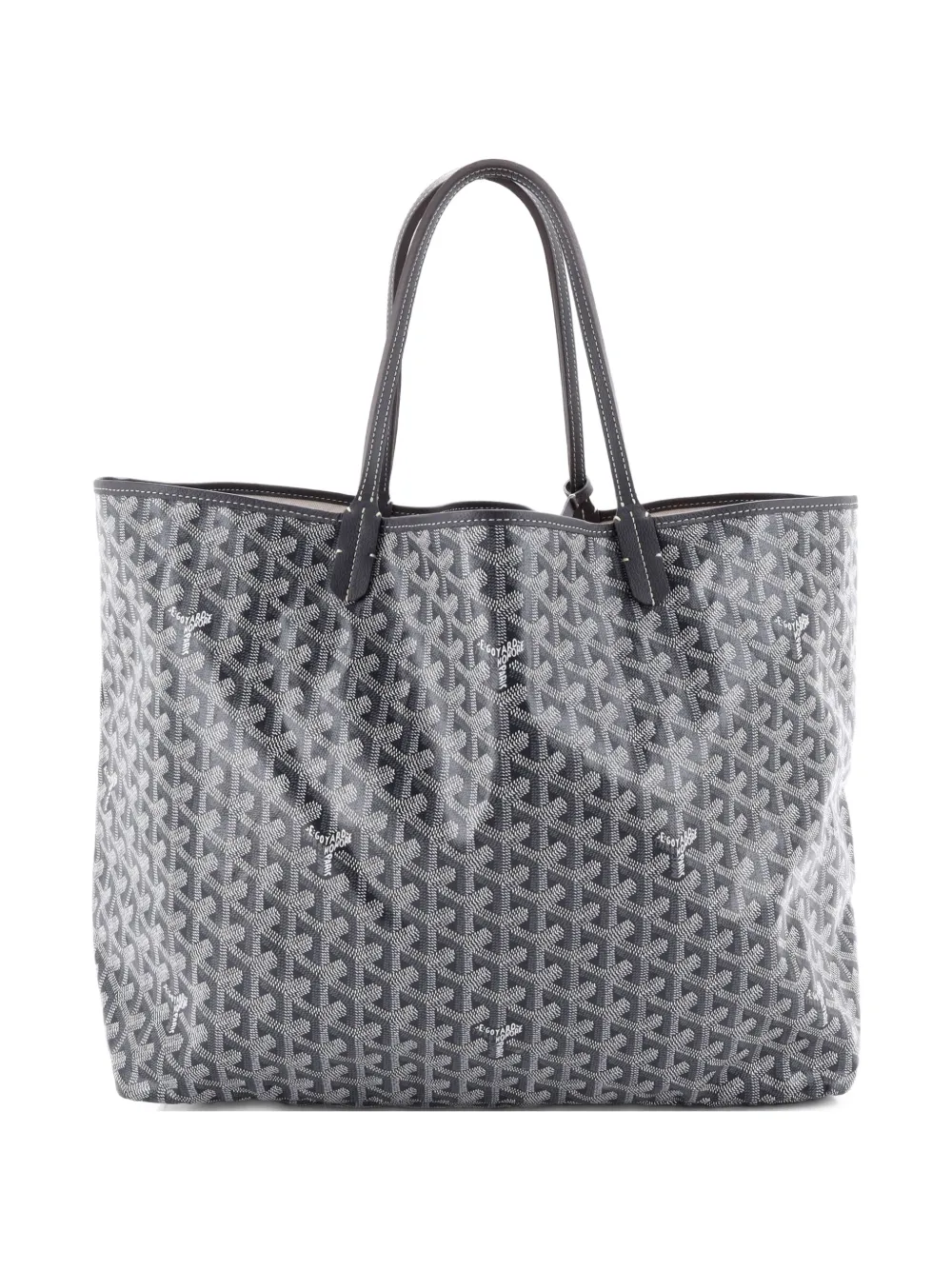 Goyard Pre-Owned Borsa tote Saint Louis GM in tela cerata - Grigio