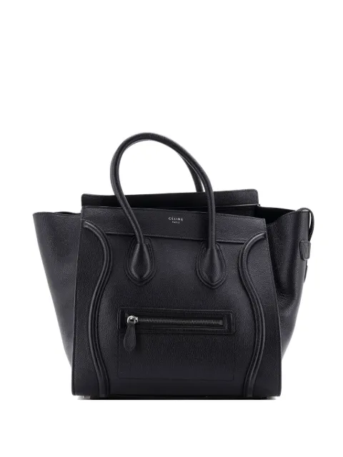 Celine Pre-Owned Luggage Bag Grainy Leather Mini tote bag