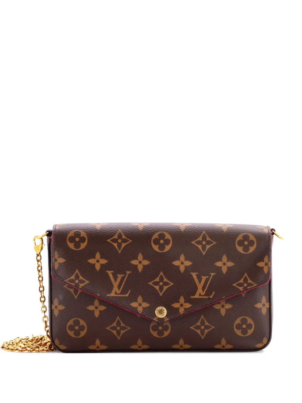 Louis Vuitton Pre-Owned Felicie Pochette Monogram Canvas crossbody bag - Marrone