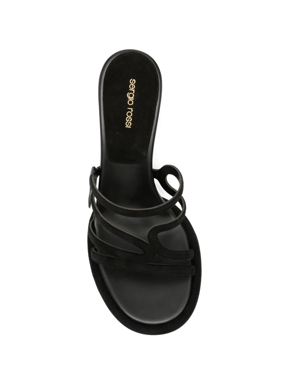 Sergio Rossi multi-strap sandals Zwart