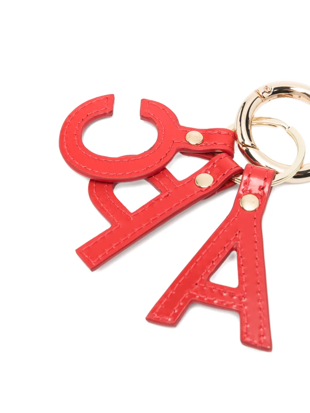 A.P.C. Sleutelhanger met logo Rood