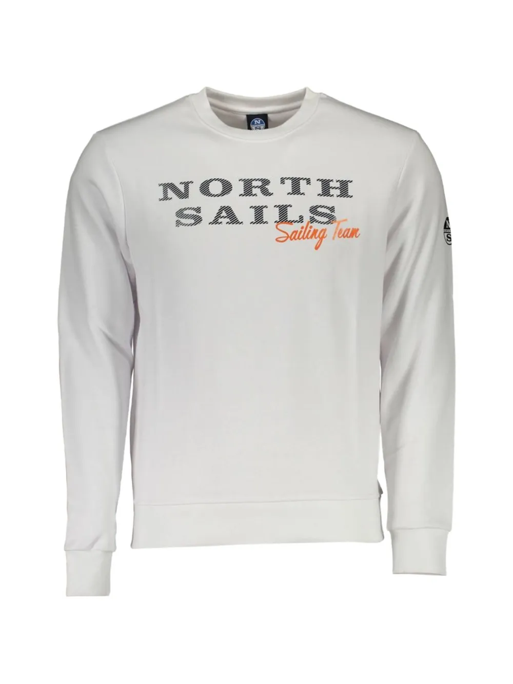 North Sails logo-print crew-neck sweatshirt - Bianco