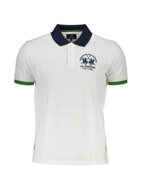 La Martina logo-embroidered polo shirt