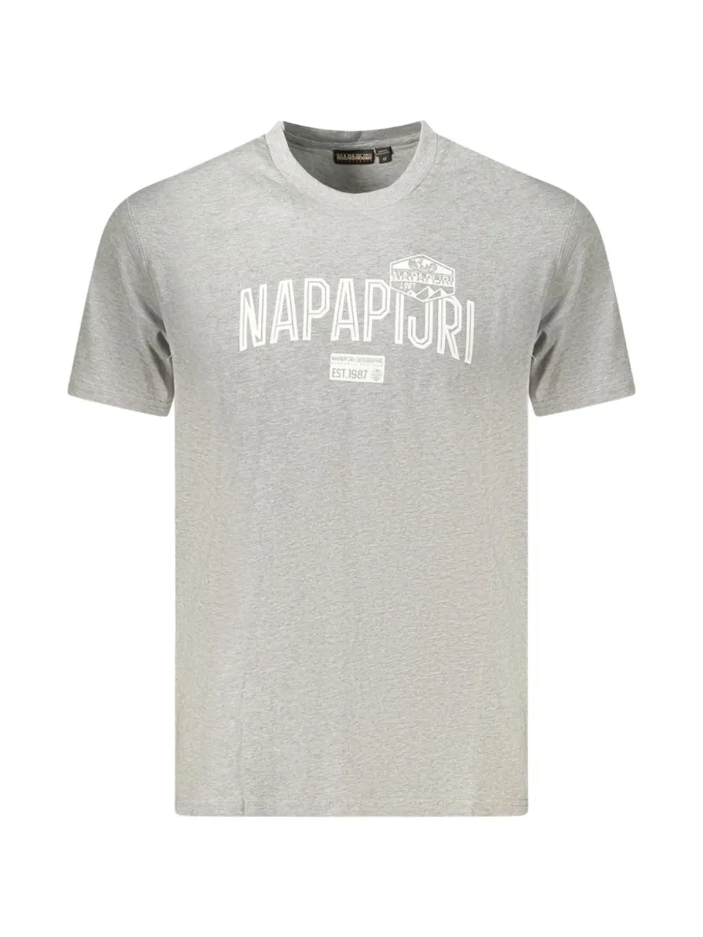 Napapijri graphic-print t-shirt - Grigio