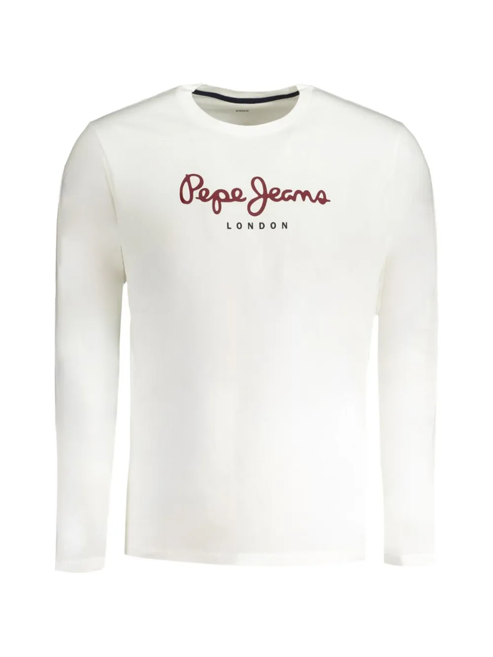 Pepe Jeans logo-print long-sleeved T-shirt - Bianco