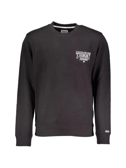 Tommy Jeans logo-print crew-neck sweater