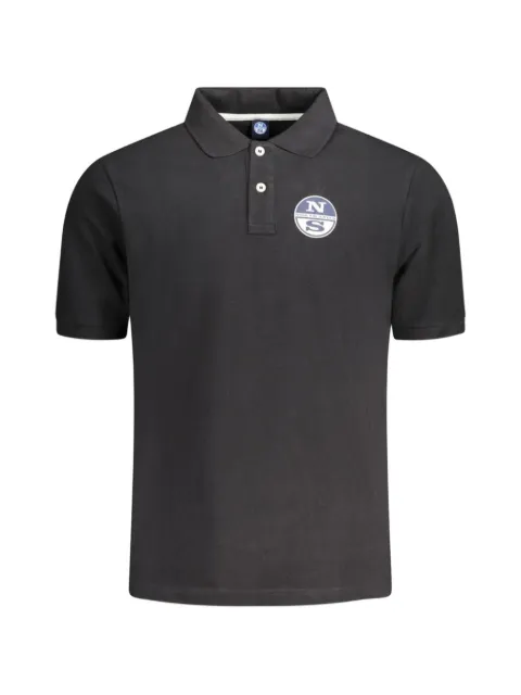 North Sails logo-patch polo shirt
