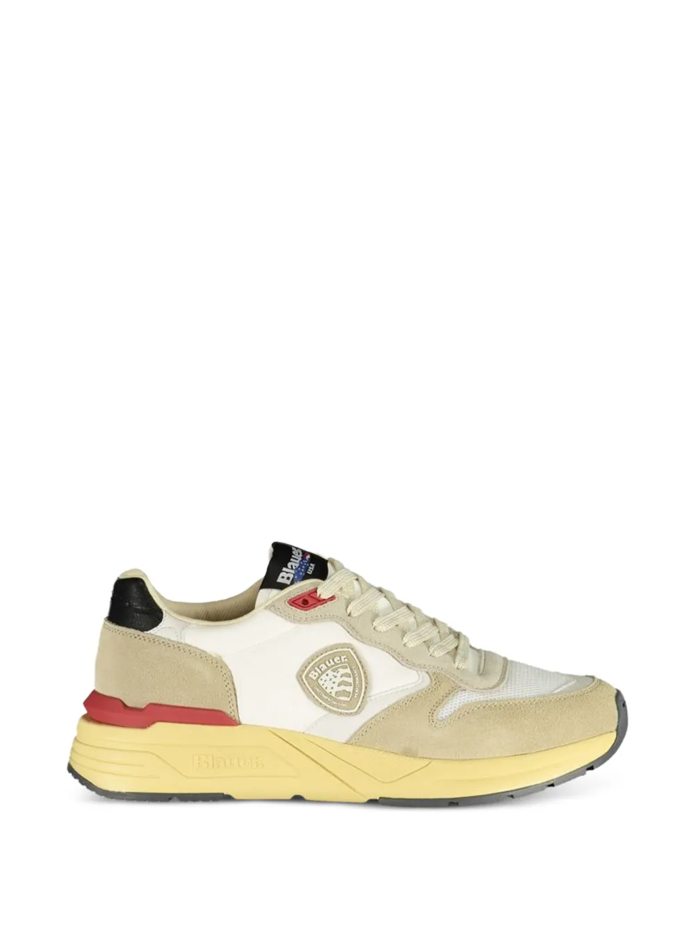 Blauer panelled sneakers Beige