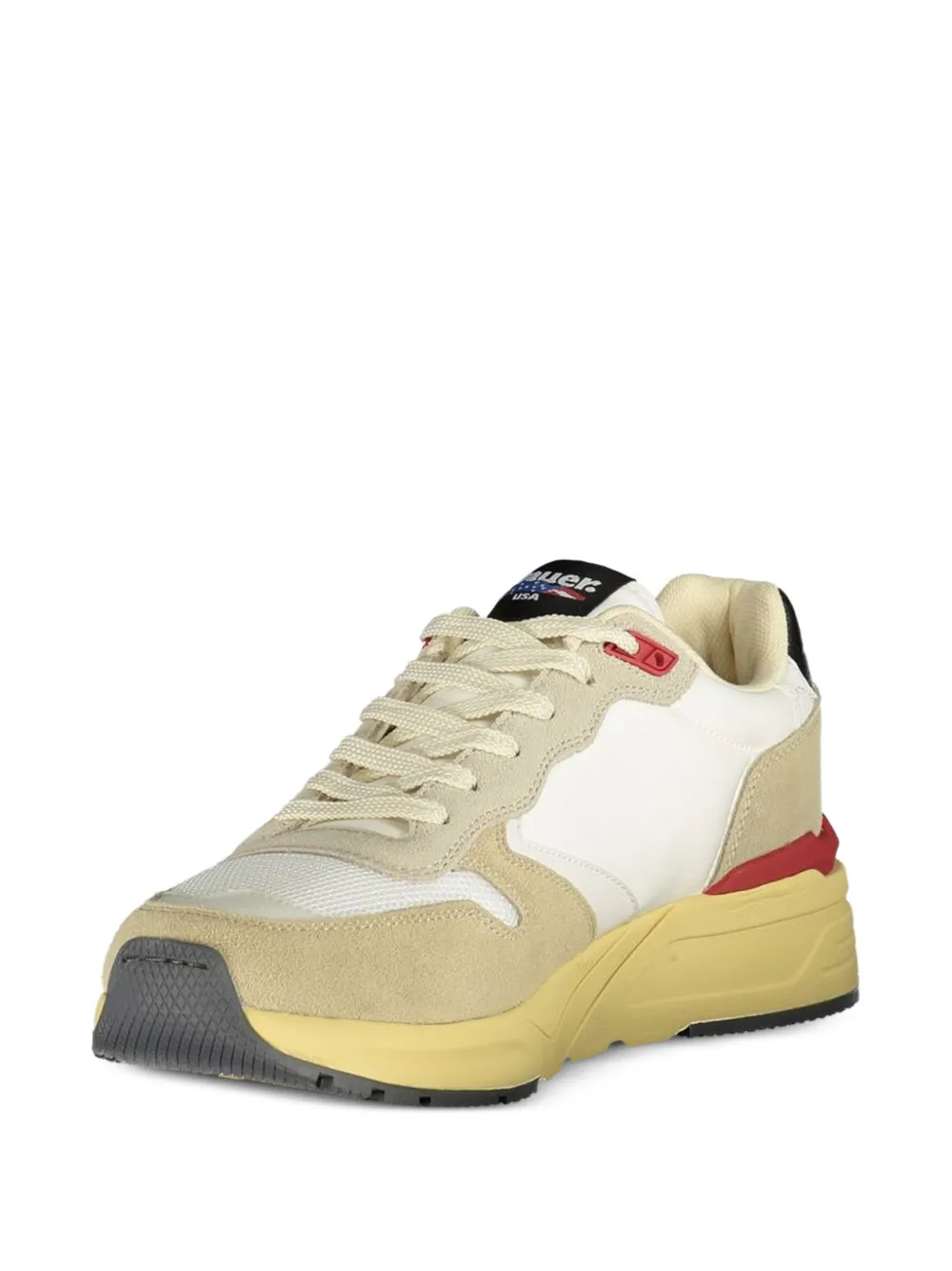 Blauer panelled sneakers Beige