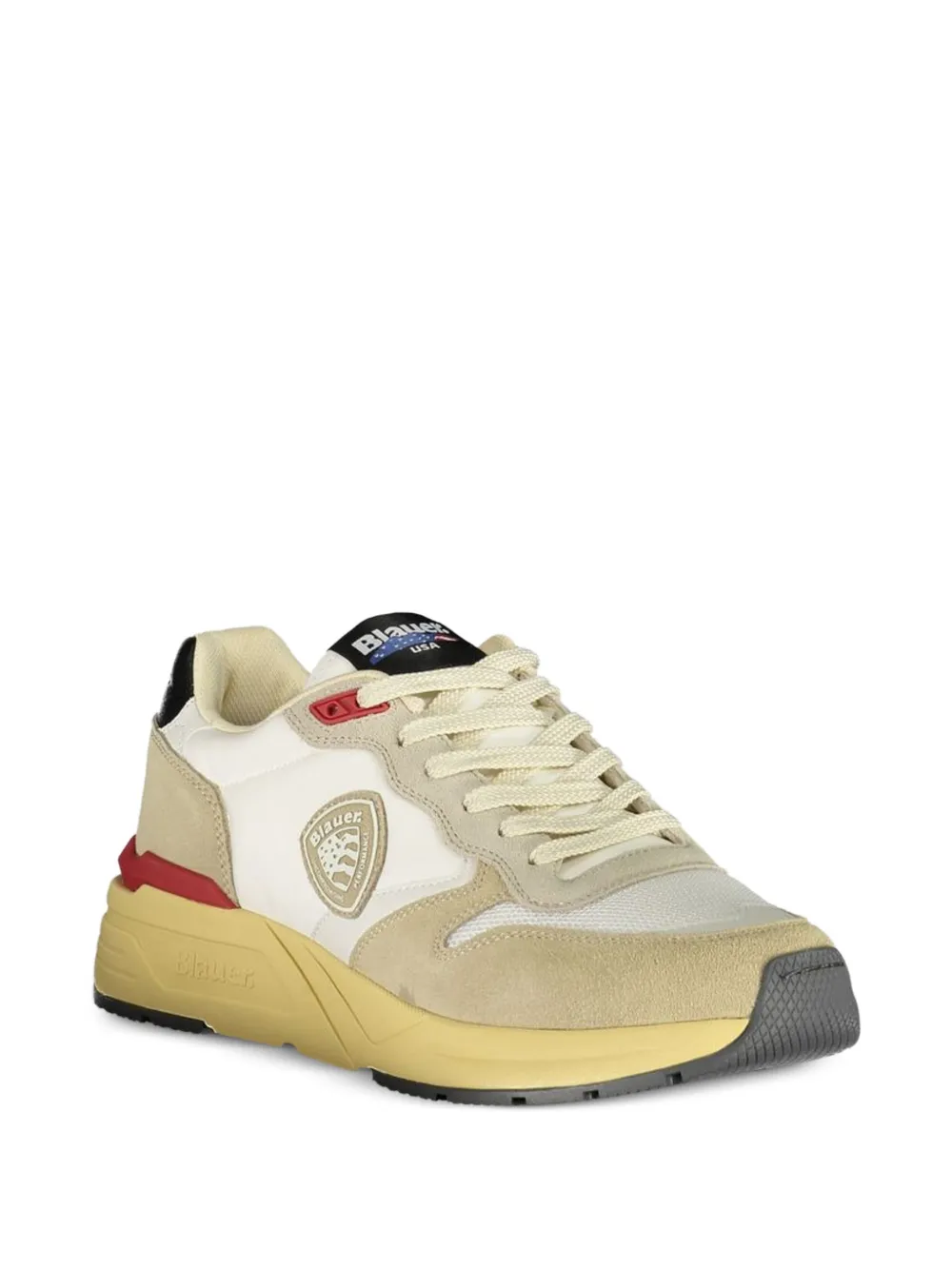 Blauer panelled sneakers Beige