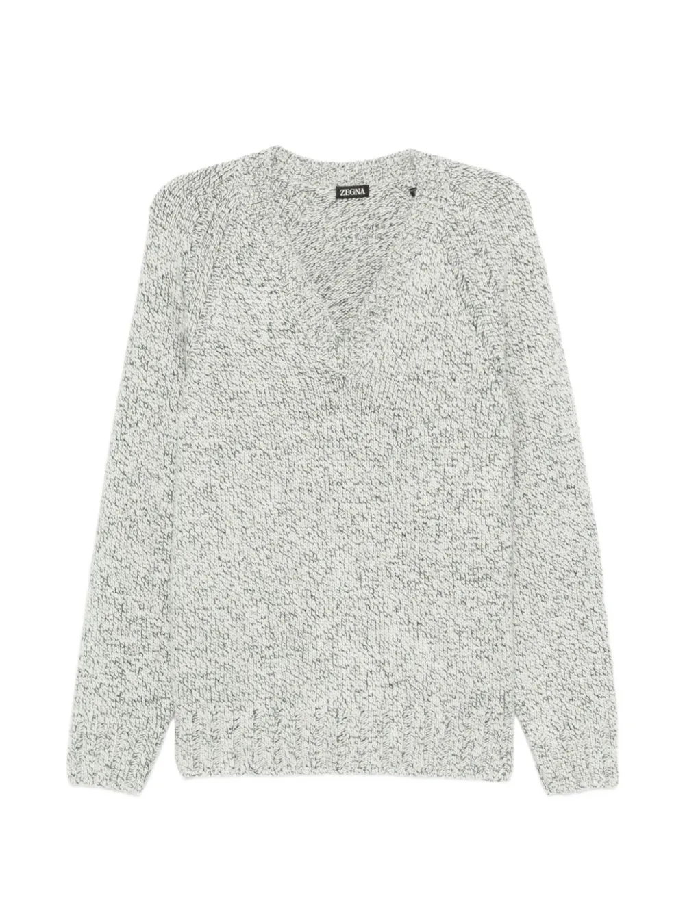 Zegna Maglione con scollo a V - Bianco