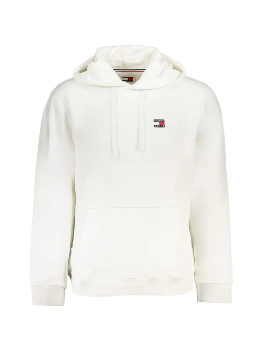 Tommy Hilfiger logo-patch hoodie - Bianco