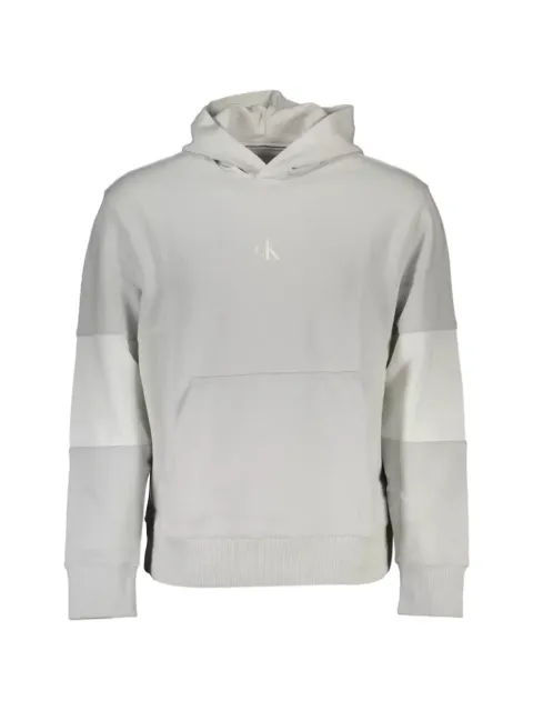 Calvin Klein colorblock logo-embroidered hoodie