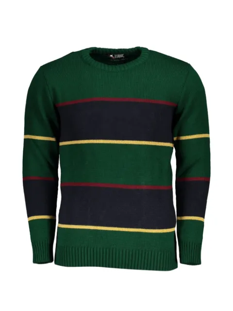 U.S. Grand striped crew-neck sweater