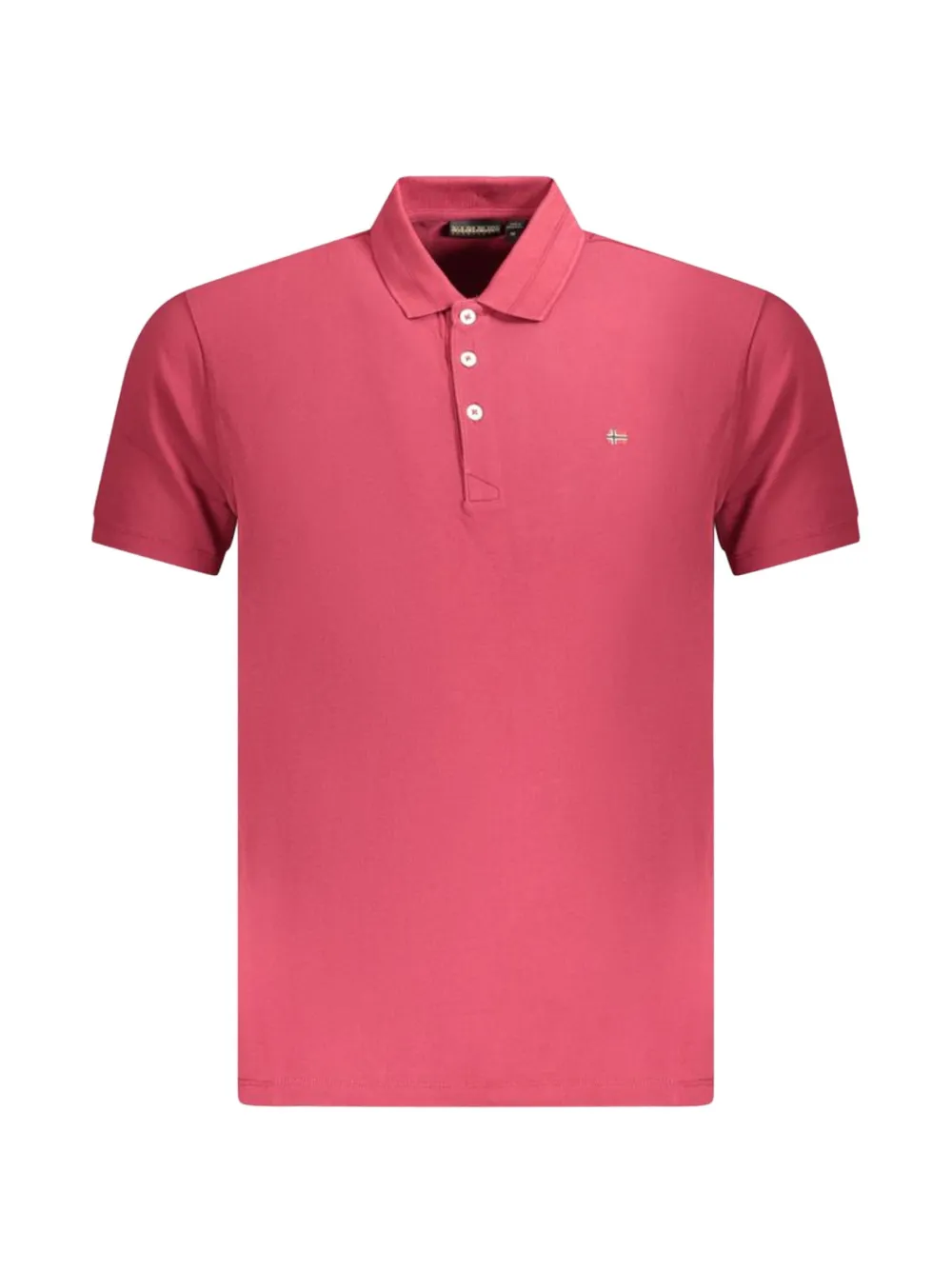 Napapijri logo-embroidered polo shirt - Rosa