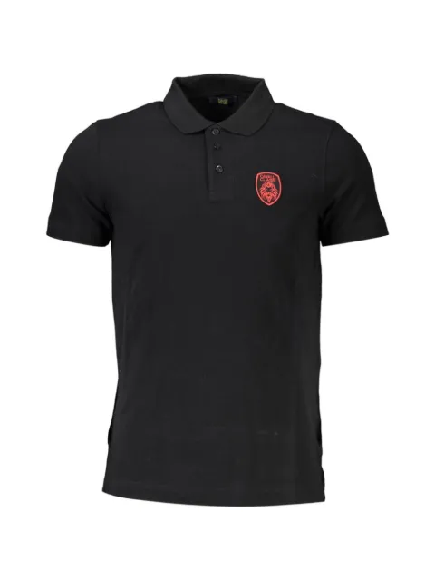 Cavalli Class logo-embroidered polo shirt