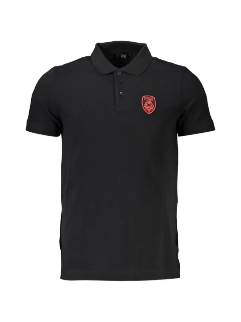 Cavalli Class logo-embroidered polo shirt