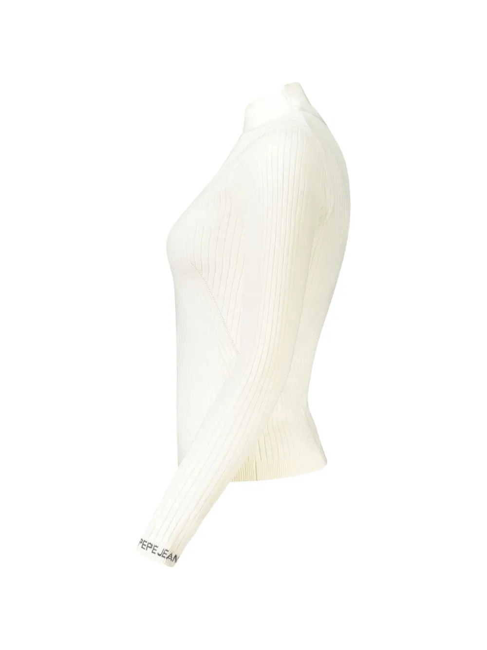Pepe Jeans ribbed-knit mock-neck sweater - Bianco