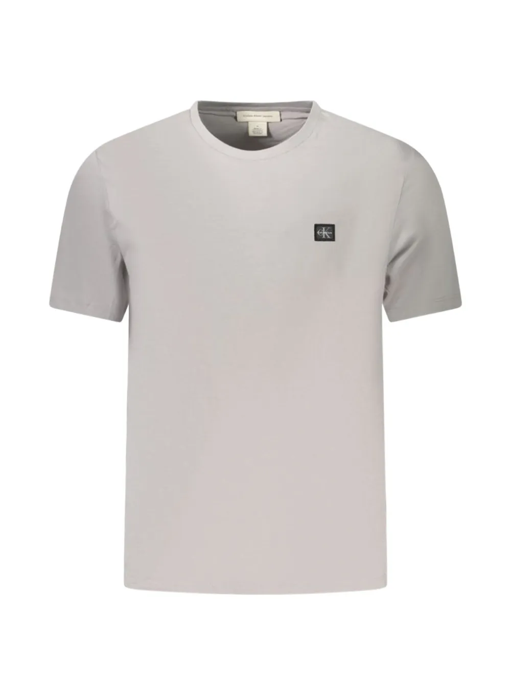 Calvin Klein logo-patch T-shirt - Grigio
