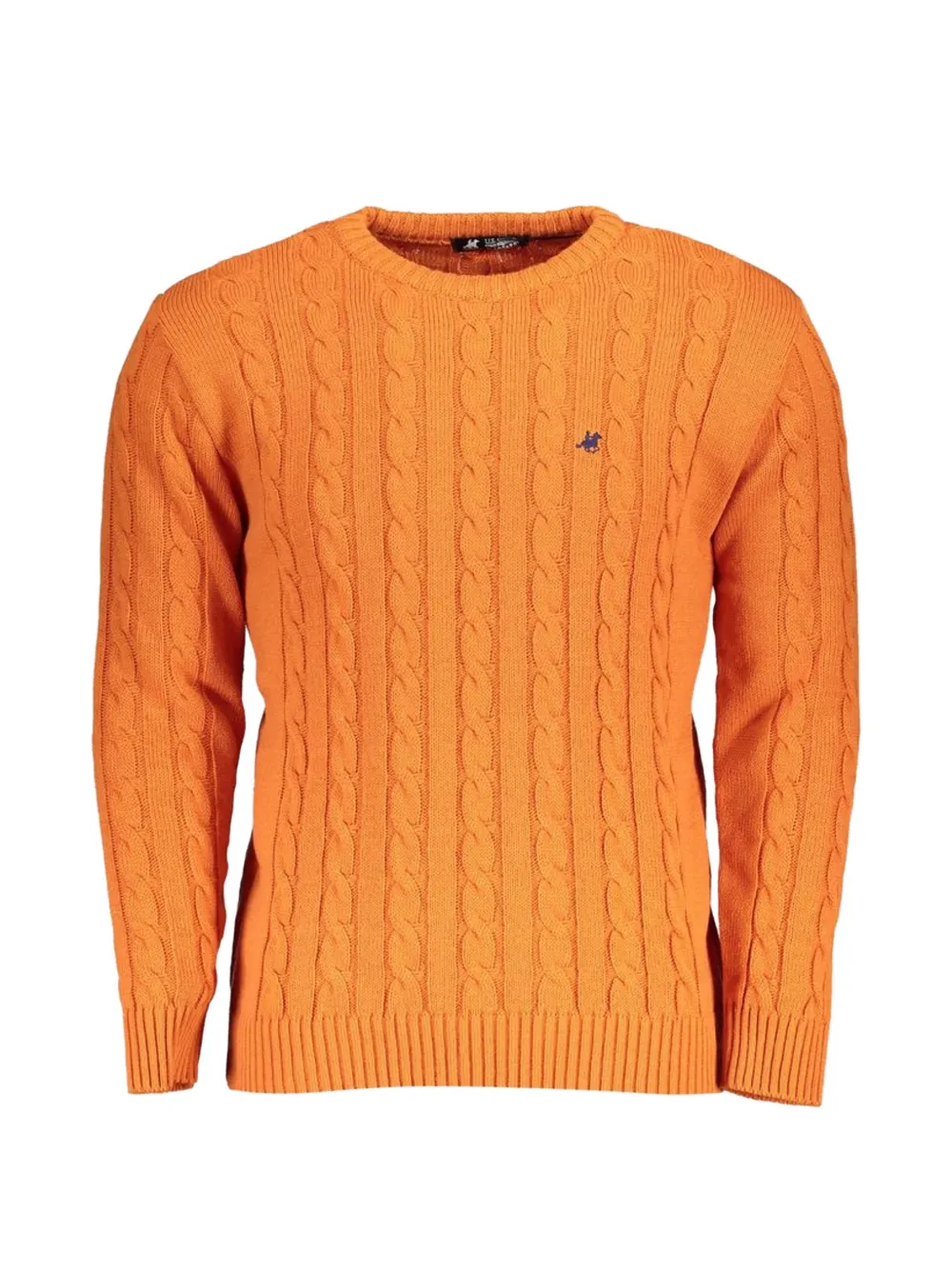 U.S. Grand cable-knit jumper - Arancione