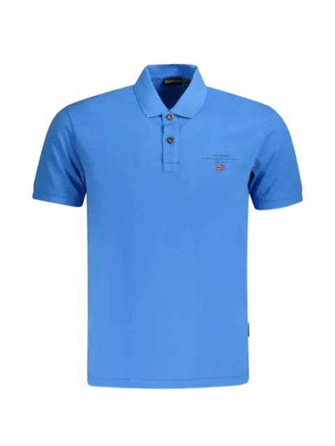 Napapijri logo-print short-sleeve polo shirt