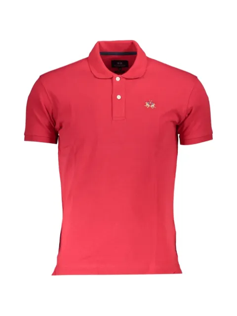 La Martina logo-embroidered polo shirt
