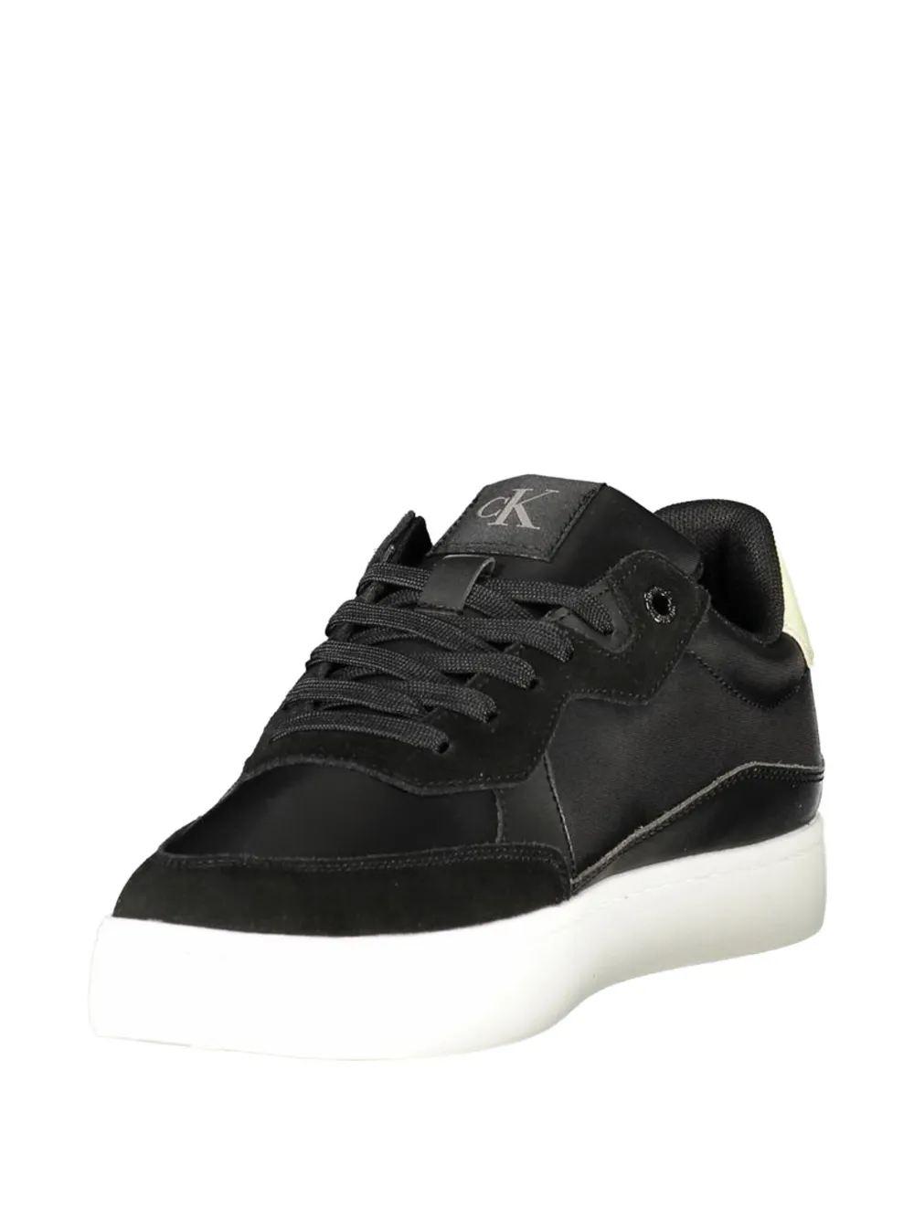 Calvin Klein logo-print panelled sneakers Zwart