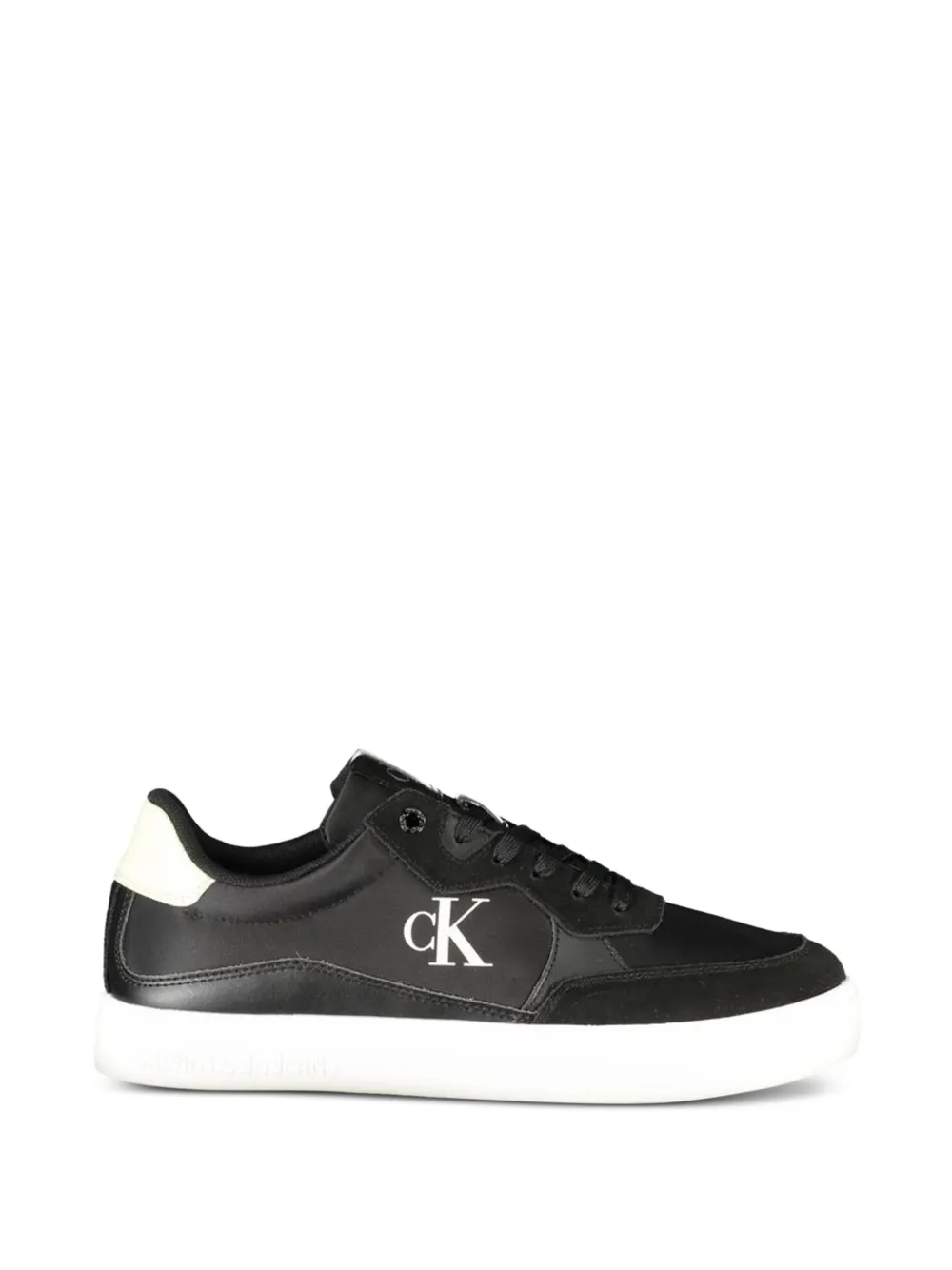 Calvin Klein logo-print panelled sneakers - Schwarz