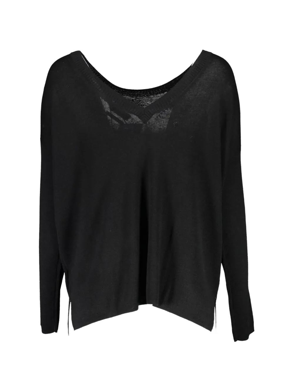 Gant boat-neck sweater - Nero