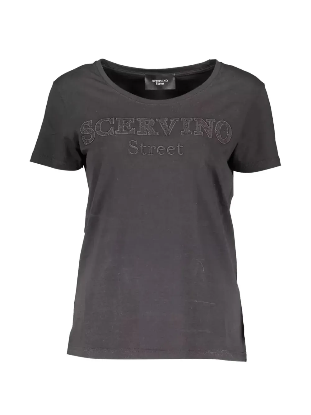 Scervino Street logo-embroidered cotton T-shirt - Nero