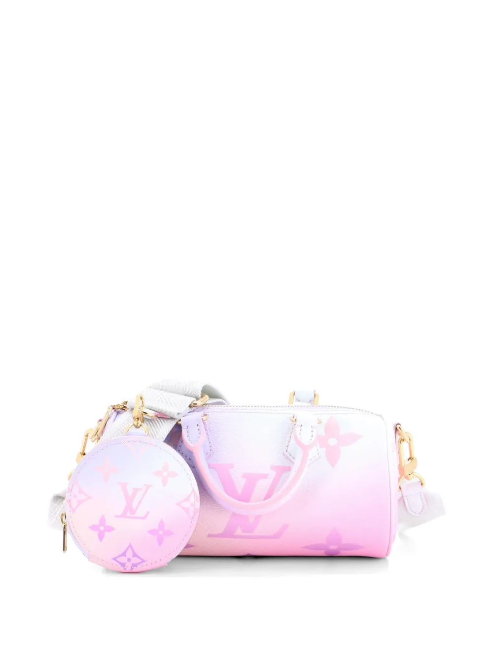 Louis Vuitton Pre-Owned Papillon Handbag Spring in the City Monogram Giant Canvas BB shoulder bag - Viola