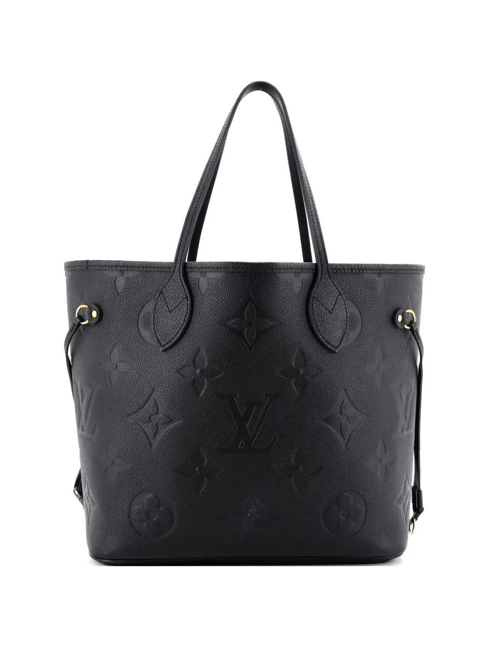 Louis Vuitton Pre-Owned Borsa tote Neverfull NM in pelle Empreinte MM Monogram Giant - Nero