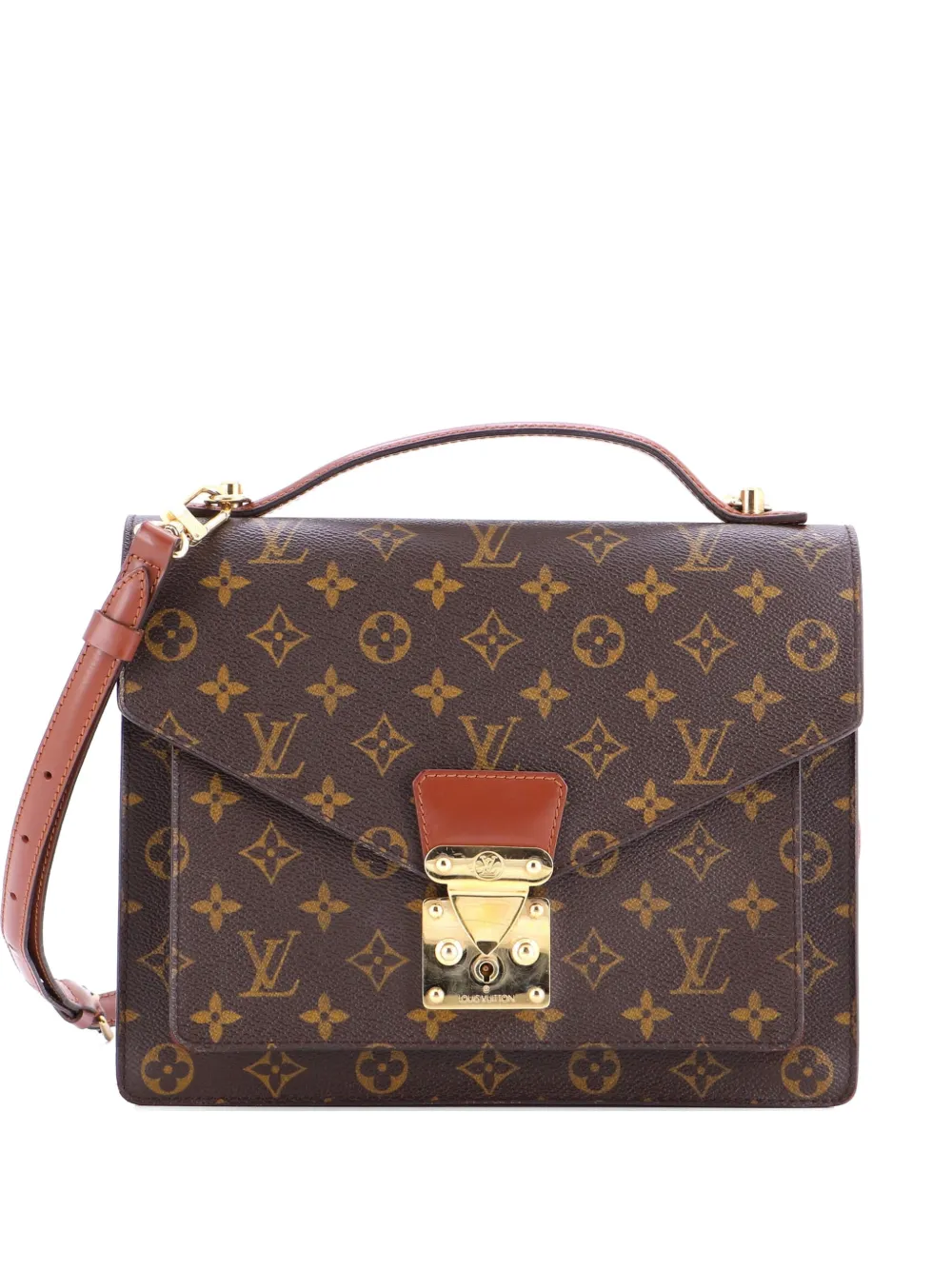 Louis Vuitton Pre-Owned Borsa a tracolla Monceau - Marrone