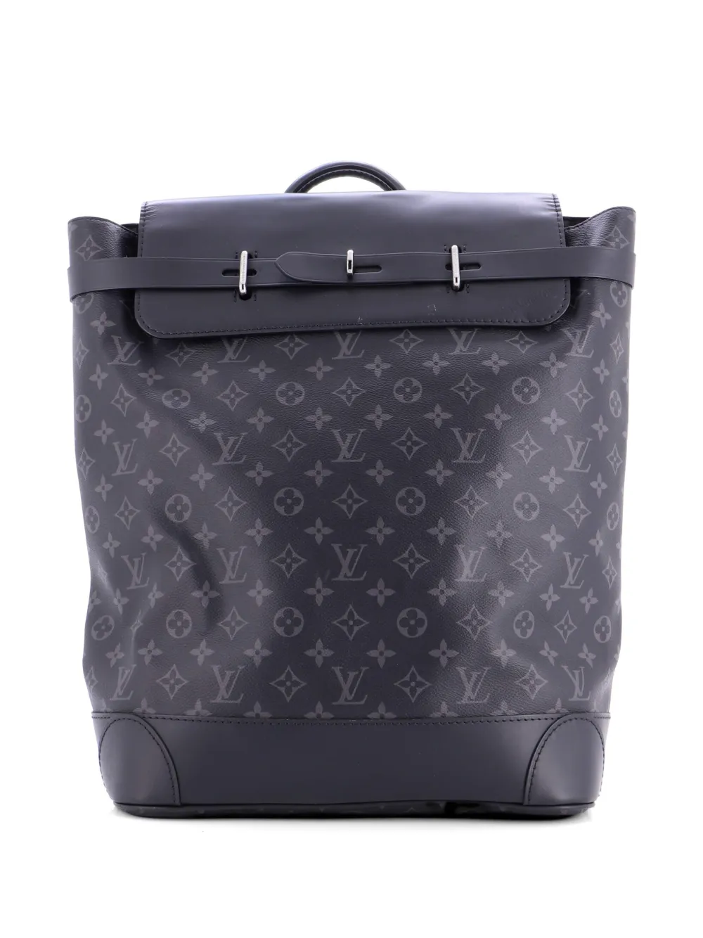 Louis Vuitton Pre-Owned Steamer Monogram Eclipse Canvas backpack - Schwarz