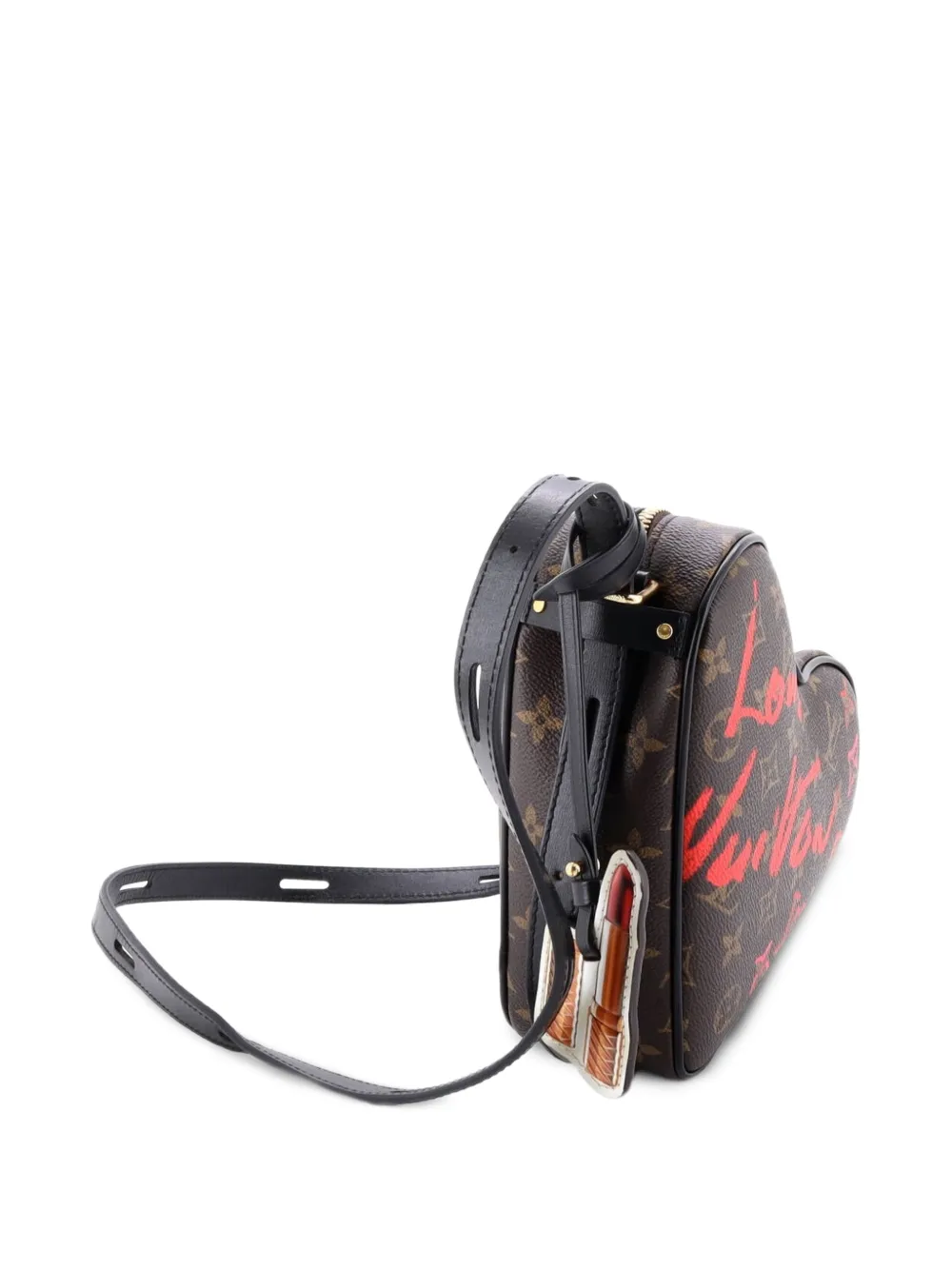  Louis Vuitton Pre-owned Bandolera Coeur Handbag Limited Edition Fall In Love De Lona Monogram - Marrón 