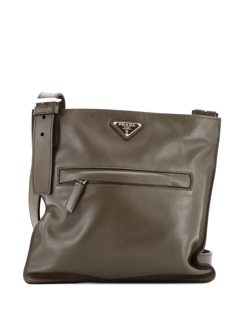 Prada Pre-Owned Borsa a tracolla media in pelle di vitello - Verde