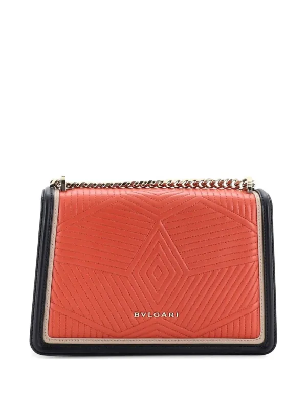 Bvlgari Pre-Owned セルペンティ フォーエバー キルティングレザー 