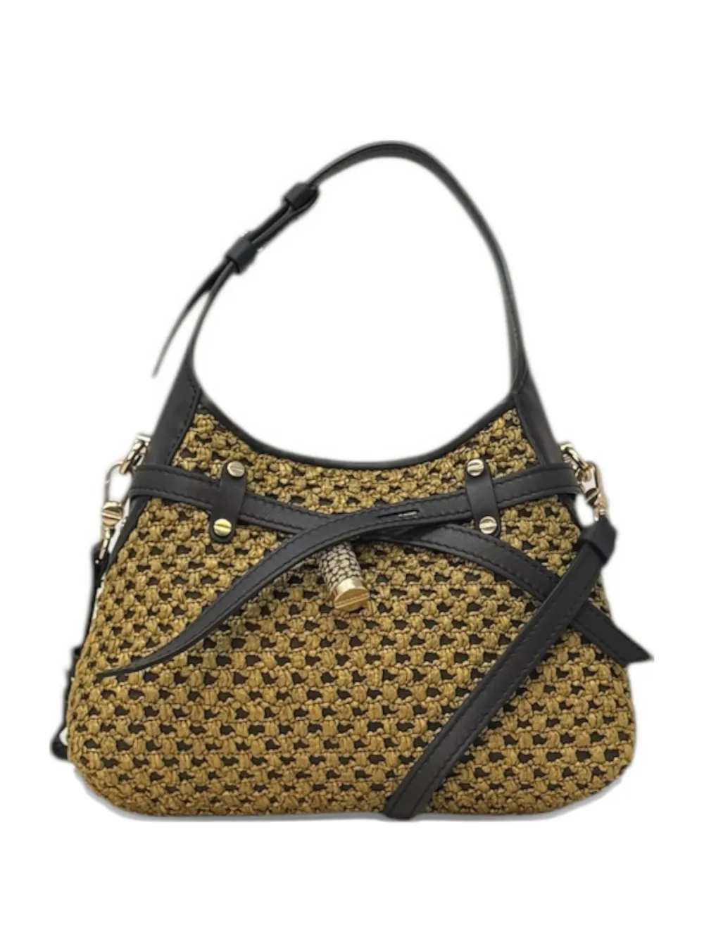 Borbonese mini Halo shoulder bag - Giallo