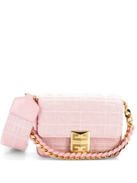 Givenchy Pre-Owned 4G Woven Chain Top Handle Bag 4G Canvas Small shoulder bag